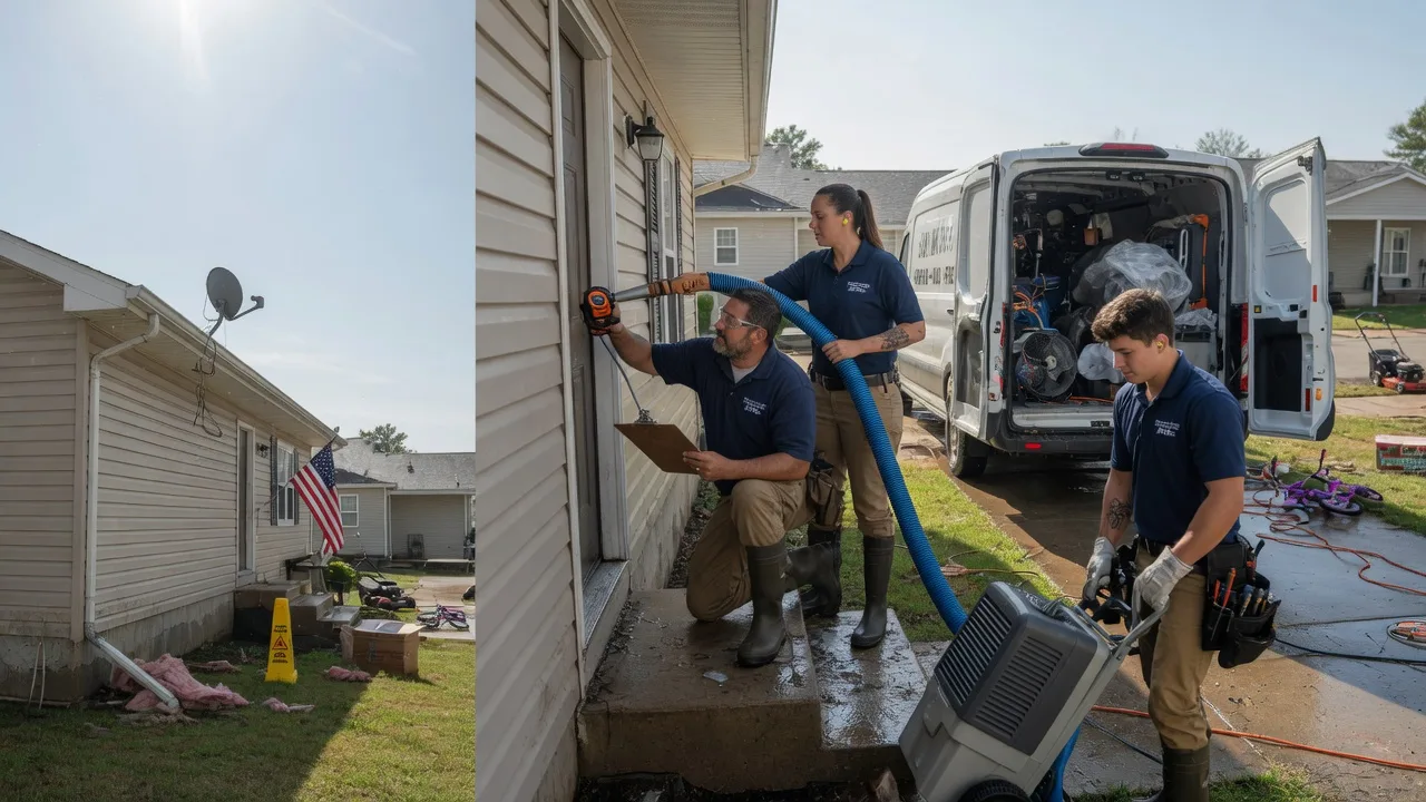 Ceiling Water Damage Restoration in Hilbert, WI near me