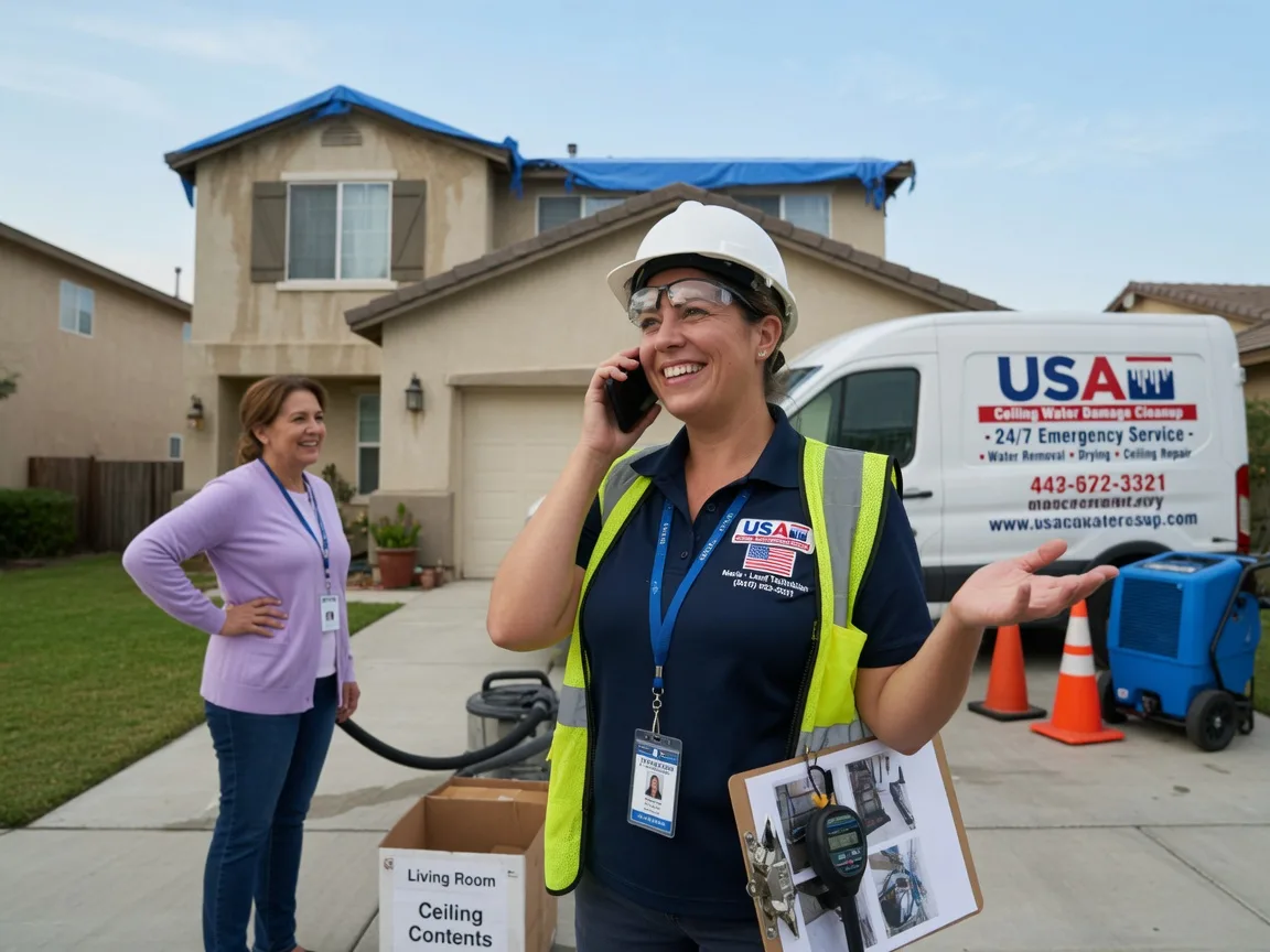 Ceiling Water Damage Restoration Hilbert, WI FAQs